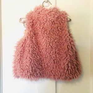 Lucky Brand Little Girls Faux Fur Vest